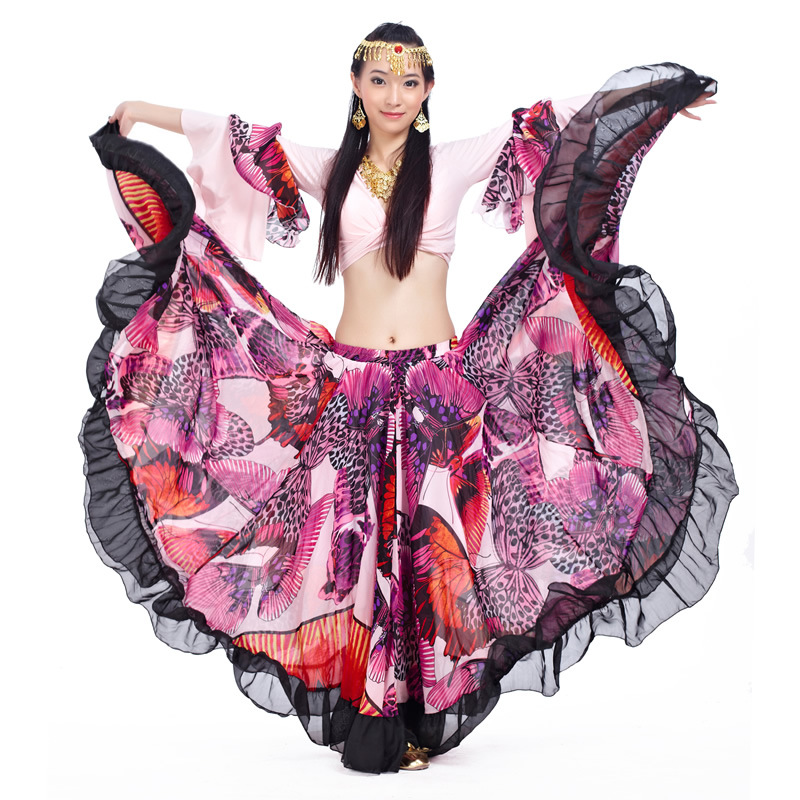 Performance Dancewear Chiffon Belly Dance Costumes More Colors